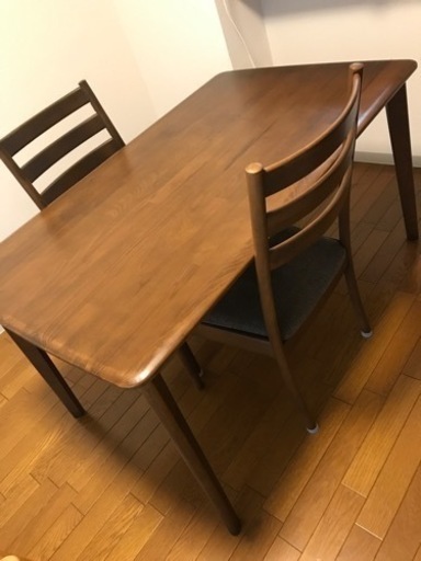 【定価5万以上】ダイニングテーブル　セット　3点