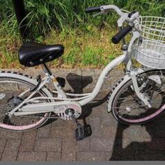 自転車20インチ　ガールズラブリー200HD-K白