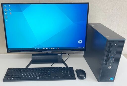 HP 高性能デスクトップ Core i5 メモリ16GB　SSD256GB　23インチモニター　Bluetoothスピーカー　フルセット
