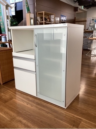 キッチンキャビネット【町田市再生家具】　242057 食器棚・レンジボード – 株式会社松田家具 キッチンボード【町田市再生