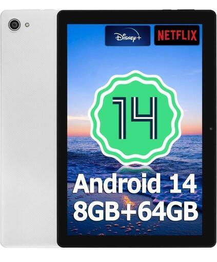 ♥️新品未使用♥️【Android 14 タブレット 】HiGrace タブレット 10インチ wi-fiモデル 8GB+64GB+1TB拡張、アンドロイド14タブレット 8コアCPU 1.8Ghz、Widevine L1+GMS認証+WiFi 6+BT5.3+5000mAh+USB-C+Type-Cヘッドフォンジャック+1280*800 IPS 画面 OTG/無線投影/顔認識/説明書付属、オンライン授業