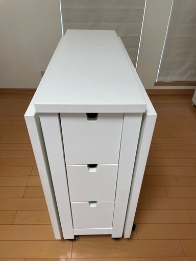 IKEA NORDEN ゲートレッグテーブル　白