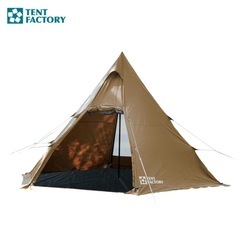 (グランドシート付き)TENT FACTORY ワイドワンポールテント