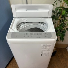 I539 🌈 ジモティー限定価格！ 2023年製♪ Panasonic 洗濯機 （6.0㎏) ⭐ 動作確認済 ⭐ クリーニング済
