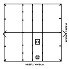 【値下げしました！】Lonewolf902 ハンモックタープ| TC コットン タープ | ハンモックキャンプ 1-2人用