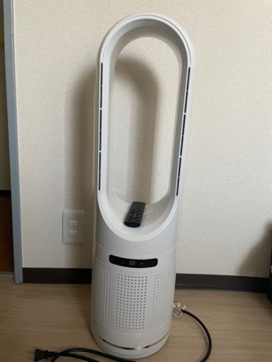 【価格相談OK！】タワーファン　暖房　温風　羽なし扇風機　冷暖房器　羽なし　エアコン