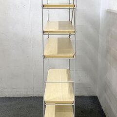 無印良品/MUJI スチールユニットシェルフ 奥行25cm 棚板9枚 ハイタイプ 