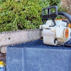 スチールチェーンソーMS201C-EM  プロ用  稼動品