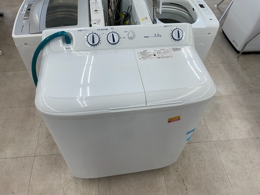 Haier/ハイアール 5.5kg二槽式洗濯機 2023年製 JW-W55G