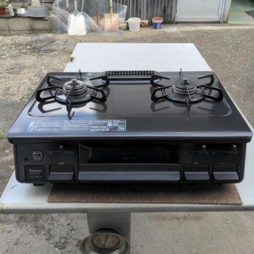 パロマ　2021年式　都市ガス用ガスコンロ　二口コンロ　IC-S87K-1L　12A/13A