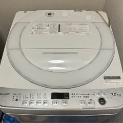 【値下げしました】シャープの洗濯機売ります！
