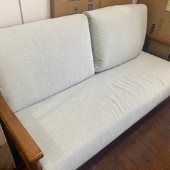 8/13値下げいたしました！⭐️人気⭐️マナベインテリア 2Pソファ No.1044