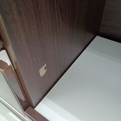 ★ジモティ割あり★ NITORI レンジボード ブラウン H200×D45×W120.5 クリーニング済み HJ3831 ☆ジモティ割あり☆ NITORI レンジボード ブラウン H200×D45×W120.5