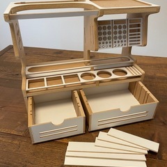 タミヤ2ファン 塗装ブース＋塗装収納棚＋専用集合ダクト＋延長ダクト