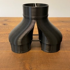 タミヤ2ファン 塗装ブース＋塗装収納棚＋専用集合ダクト＋延長ダクト