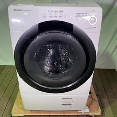 WM02】シャープ/SHARP ドラム式洗濯機 ES-S7G-WR【22年製】