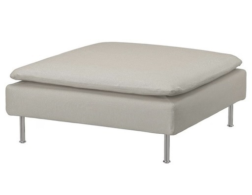 IKEA　ソーデルハムン　オットマン　ベージュ