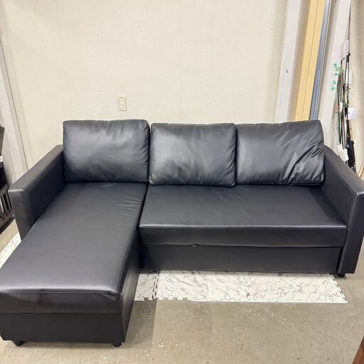 18864  NITORI 3人掛けカウチソファ ソファベッド   ◆大阪市内・東大阪市他 6,000円以上ご購入で無料配達いたします！◆ ※京都・高槻・枚方方面◆神戸・西宮・尼崎方面◆生駒方面、大阪南部方面　それぞれ条件付き無料配送あり！