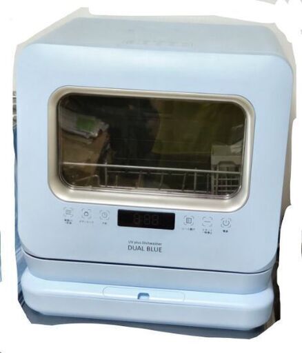 ☆価格相談OK☆　工事不要　MYC　食洗機　ブルー　中古