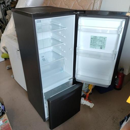 2019年製 極上美品 中古 Panasonic 168L LED照明 大きめ冷凍室 ガラストレイ 2ドア パーソナル冷蔵庫 NR-B17BW-T