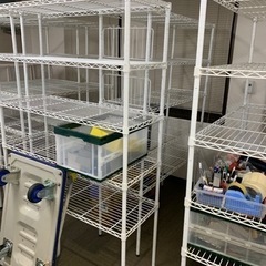 erecta エレクターステンレス シェルフ フリーラック　8セット erecta エレクターステンレス シェルフ フリーラック 8セット