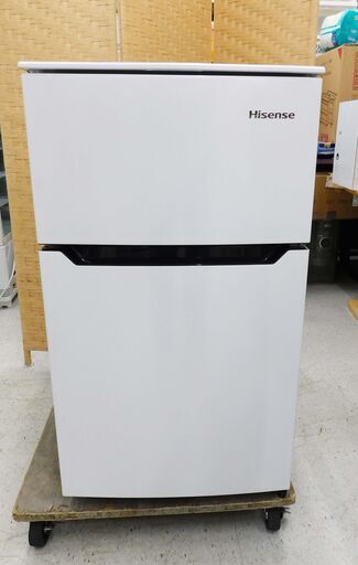 売約済！【恵庭】ハイセンス　ノンフロン冷凍冷蔵庫　HR-B95A　2018年製　93L　2ドア　中古品　PayPay支払いOK！