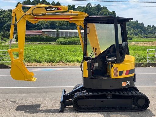 【V-0073】ヤンマー B3-1 ミニ油圧ショベル　3t　ユンボ バックホー　小旋回　全塗装済み