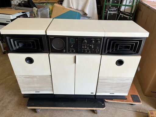【希少】 Technics（テクニクス）　4チャンネルシステム　SC-2500D　ホーンスピーカー　1973年製　当時最上位モデル　zf-18