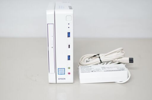 中古良品省スペースPC EPSON Endeavor ST190E/Core i5-8500T/メモリ8GB/SSD256GB+HDD500GB/Win11