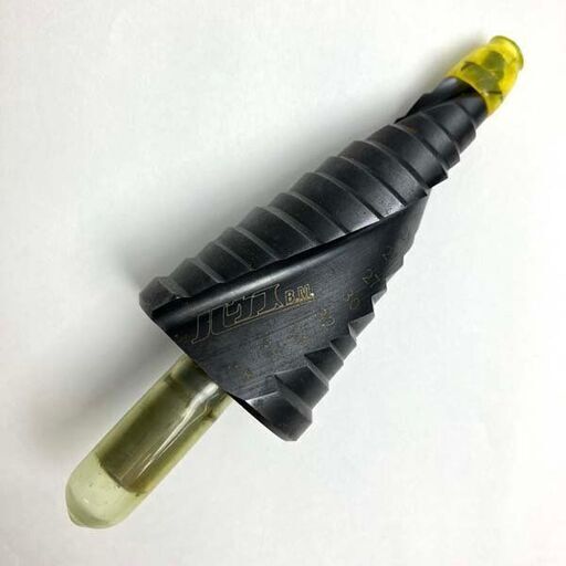 【中古品】ハウスビーエム HOUSE BM 鉄・ステン ステップドリル 15段 10㎜チャック式 ストレート軸タイプ SD6-38 工具 ※ほぼ未使用かと思われます