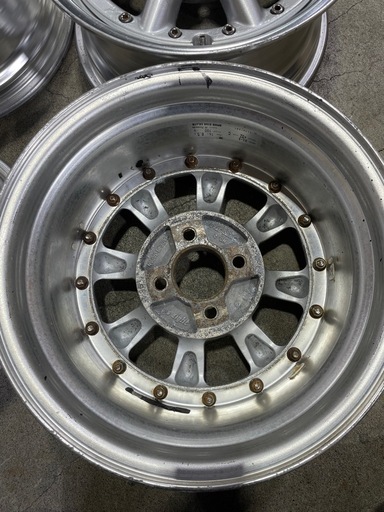 現状品 要修理 20インチ ホイール 4本セット WORK BALMUNG BG1N 8.5J×2 