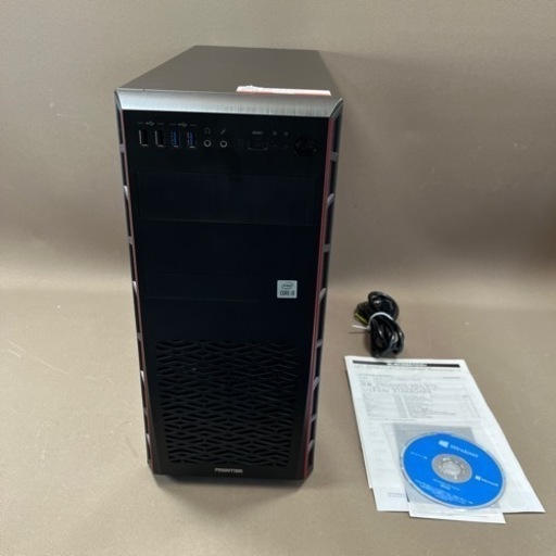 FRONTIER ゲーミングPC CPU:Core i9-10900F 2.8GHz メモリ:16GB SSD:1TB HDD 2TB GeForce RTX3070 8GB FRGAH470/WS3/NTK
