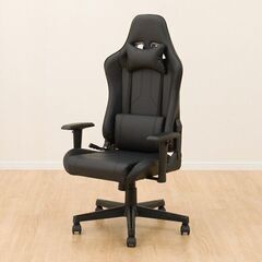 値下げ】【新品未使用・未開封箱】ニトリ・ゲーミングチェア GM707 BK