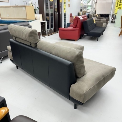 超美品‼️】総額209,275円 ♪ リラックスフォ ーム 210cm幅3人掛け  