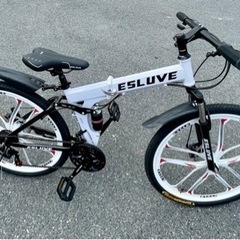 マウンテンバイク 26インチ 21段変速 折りたたみ自転車