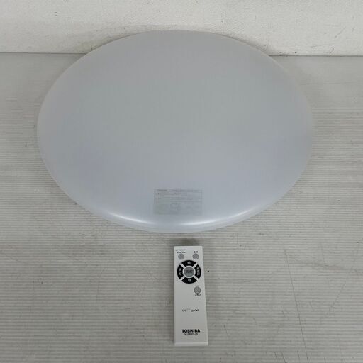 【TOSHIBA】 東芝 シーリングライト 8畳 NLEH08J01A-DLD 2021年製 ② J0205