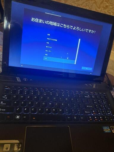 売約済【値下げ】lennovo ゲーミング？ノートパソコン  中古品