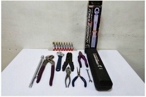 工具セット　E-Valueプレセット型トルクレンチETR3-25　エクステンションバーSK11　ソケットセットSK11　スパナ
