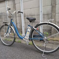 サンヨー　エネループ　２６インチの電動自転車です。内装３段ギア付です。②