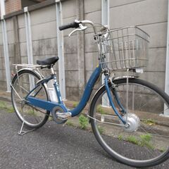 サンヨー　エネループ　２６インチの電動自転車です。内装３段ギア付です。②