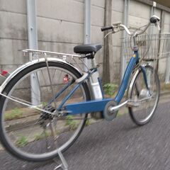 サンヨー　エネループ　２６インチの電動自転車です。内装３段ギア付です。②