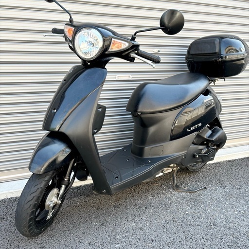 2849.超高年式FI車両　現行型レッツ　始動性、燃費抜群　千葉県柏市　配送、自走引き取りも可能