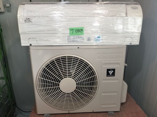 ワ0069 SHARP2017年式2.2kw6畳適用40000円＠標準工事込み＠大阪市内・岩出市内価格