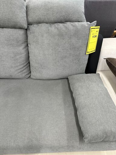 ジモティ来店特価!! 2人掛けソファー ブラック×グレー J-0757 口コミ 