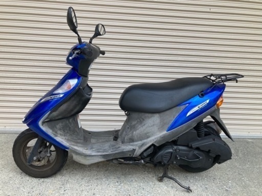 スズキアドレス V125G ブルー CE4EA実働車 希少低走行車
