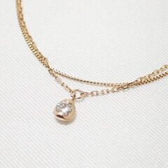 美品　ヴァンドーム青山　ブレスレット　ダイヤ　2連