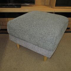 R440 Dselection ファニチャードーム オットマン付き布製 3Pソファ、幅200cm Used・キレイ