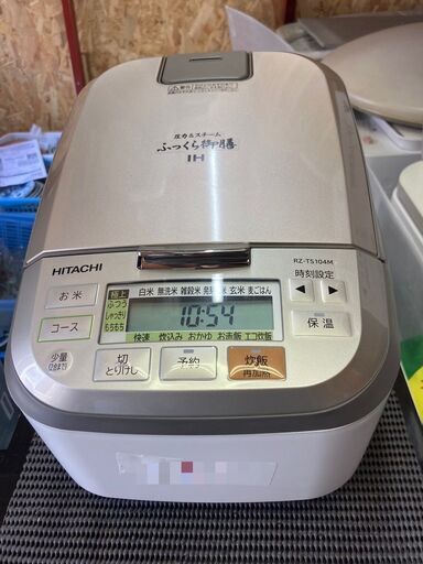 ☆美品￥8000！【店長おすすめ！】HITACHI　5合IHジャー炊飯器　家電　RZ-TS104M型　2021年製　【BG168】