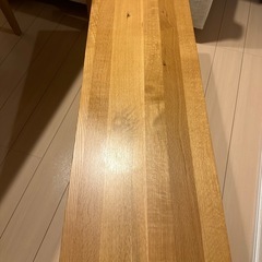 1xベンチ 110x36cm  Ciel オーク(中古)