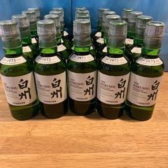 新品未開封 サントリーシングルモルト ウイスキー 白州180ml ミニ